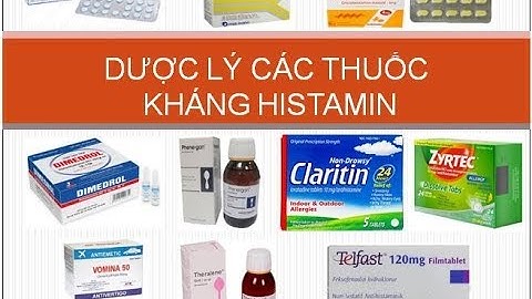 [Pharmog SS1 - Tập 06] - Dược lý về thuốc kháng Histamin H1