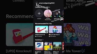 what happened to him #roblox #menu