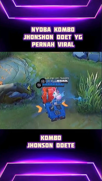 Kombo jhonson odete 🔥#shorts #short #mobilelegends #mlbb