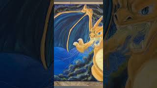 Charizard Acrylic painting #acrylicpainting #charizard #pokemon
