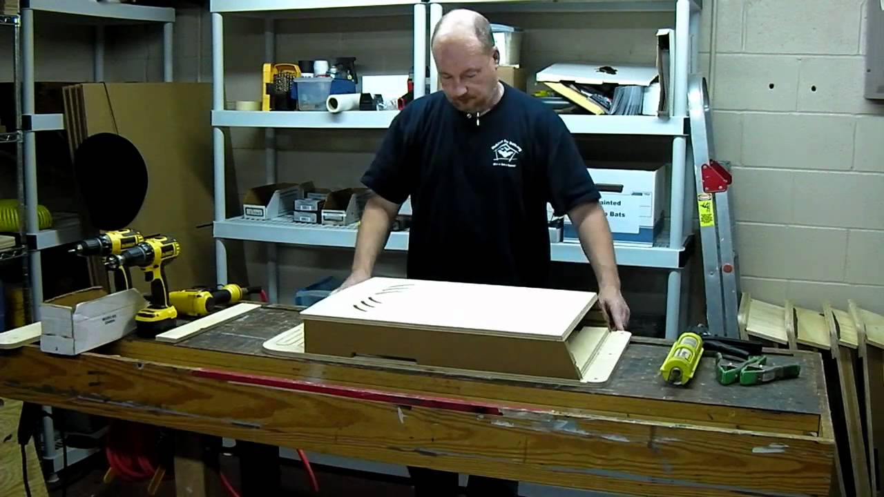 Building Our Three Chamber Bat House - YouTube