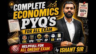 SSC Economics complete pyq's ONE SHORT VIDEO Part - 2 By Ishant sir |#ssc #economics #ishantsirgs