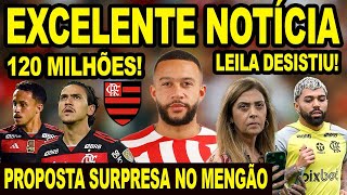 Thumbnail for EXCELENTE NOTÍCIA NO FLAMENGO! PROPOSTA SURPRESA NA MESA DO MENGÃO! LEILA DESISTE DE LEVAR GABIGOL!