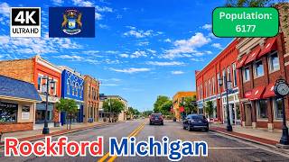 Small Town Michigan | Rockford Driving Tour 4K
