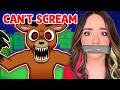 Roblox HORROR GAMES, But If I SCREAM I Lose..