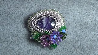 : Beaded Embroidery Brooch Process