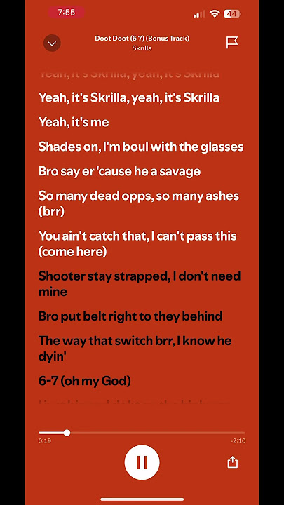 ~ doot doot (6 7) ~ • skrilla • #shorts #lyrics #fyp #viral #67 #lipsync