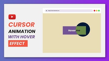 Cursor Animation With Hover Effect Using GSAP | HTML, CSS And GSAP