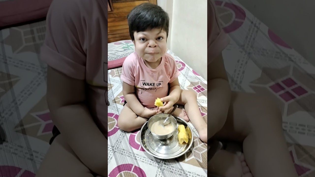 cute baby chai nasta❤️☕Evening Snacks❤️