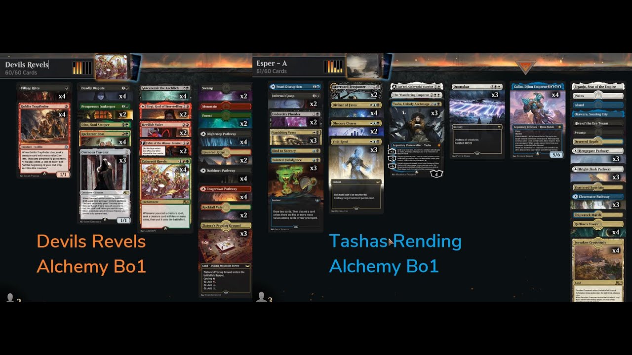 MTGA Alchemy Esper Control and Jund Revels YouTube