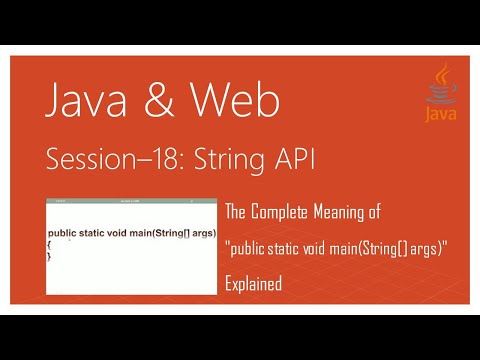 The Complete Meaning of "public static void main(String[] args)"  Explained