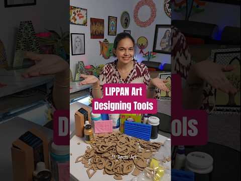 LIPPAN Art Material / Lippan Art Designing Tools / Lippan Art Work #lippanartMaterial #shorts