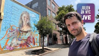🇺🇸 NEW YORK CITY Live - Lets Explore Brooklyn / Bushwick - BedStuy - July 19, 12:45 PM EST