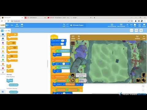 VEXcode VR Project 20: 'Coral Reef Cleanup' Created by Trishanth Kumar
