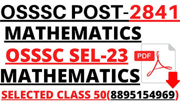 2841 ARI AMIN SFS EXCISE CONSTABLE FOREST GUARD CHT CTET I MATHEMATICS CLASS 50