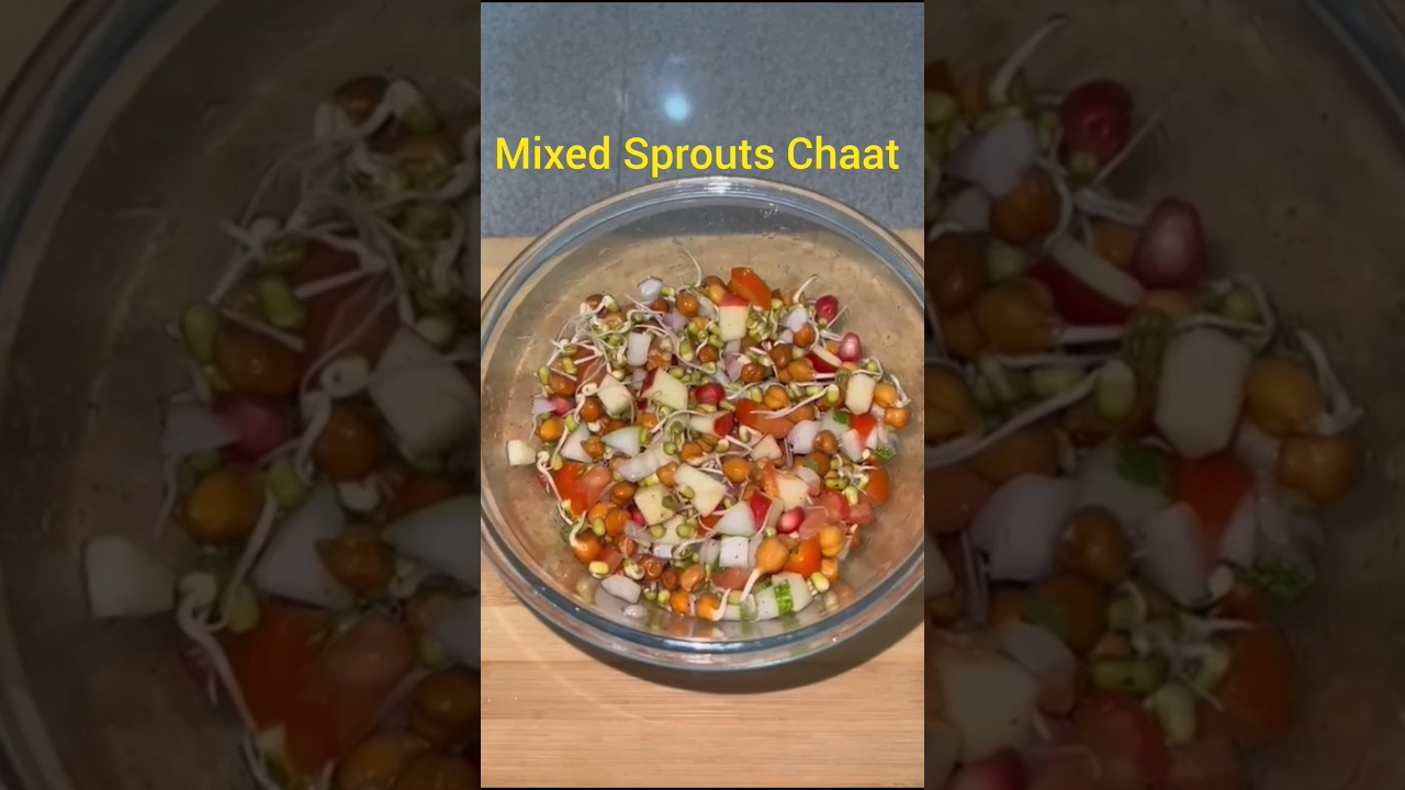 Mixed Sprouts Chaat Recipe|Channa Sprouts Chaat/Salad|Moong daal sprouts salad recipe|