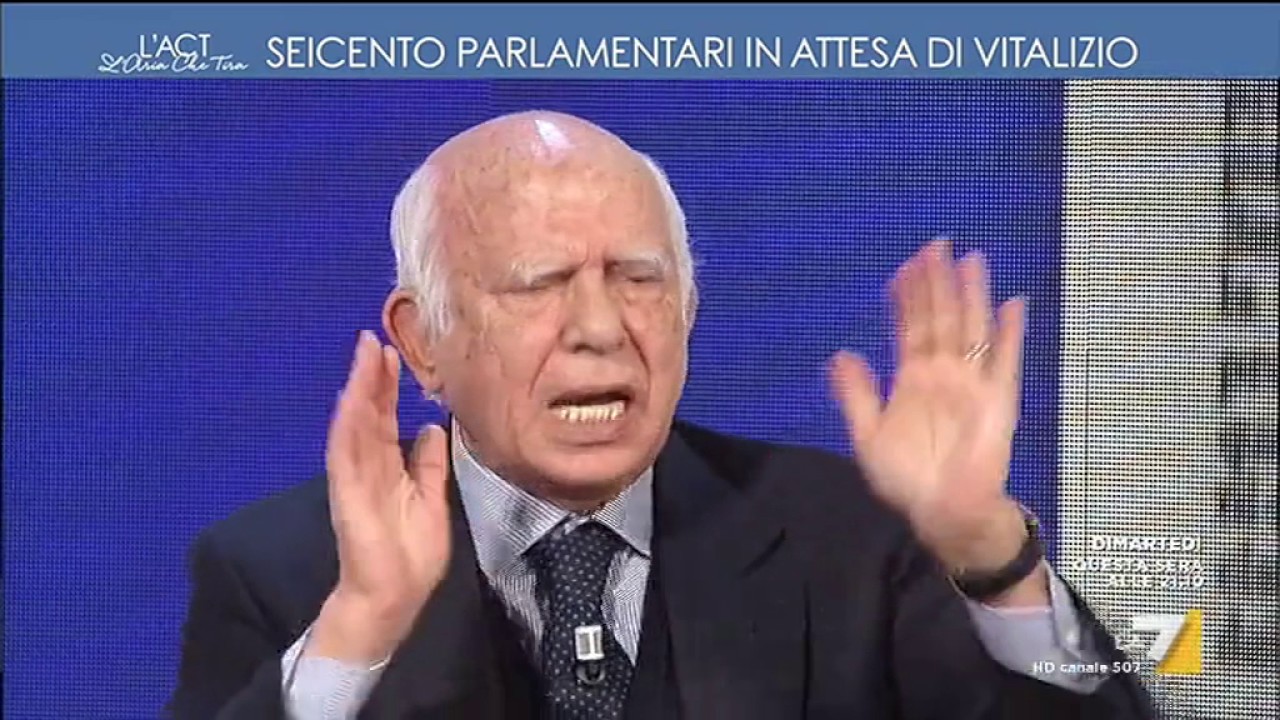 Pomicino vs Giletti: 'A Domenica In guadagni 42mila euro'