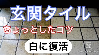 玄関タイルを真っ白に しかも簡単に Youtube