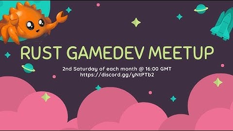 Rust Gamedev Meetup #30: September 2023