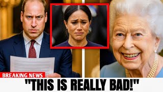 QUEEN'S WILL! William REVEALS Real REASON King Charles BANNED Meghan From Queen's DEATH BED