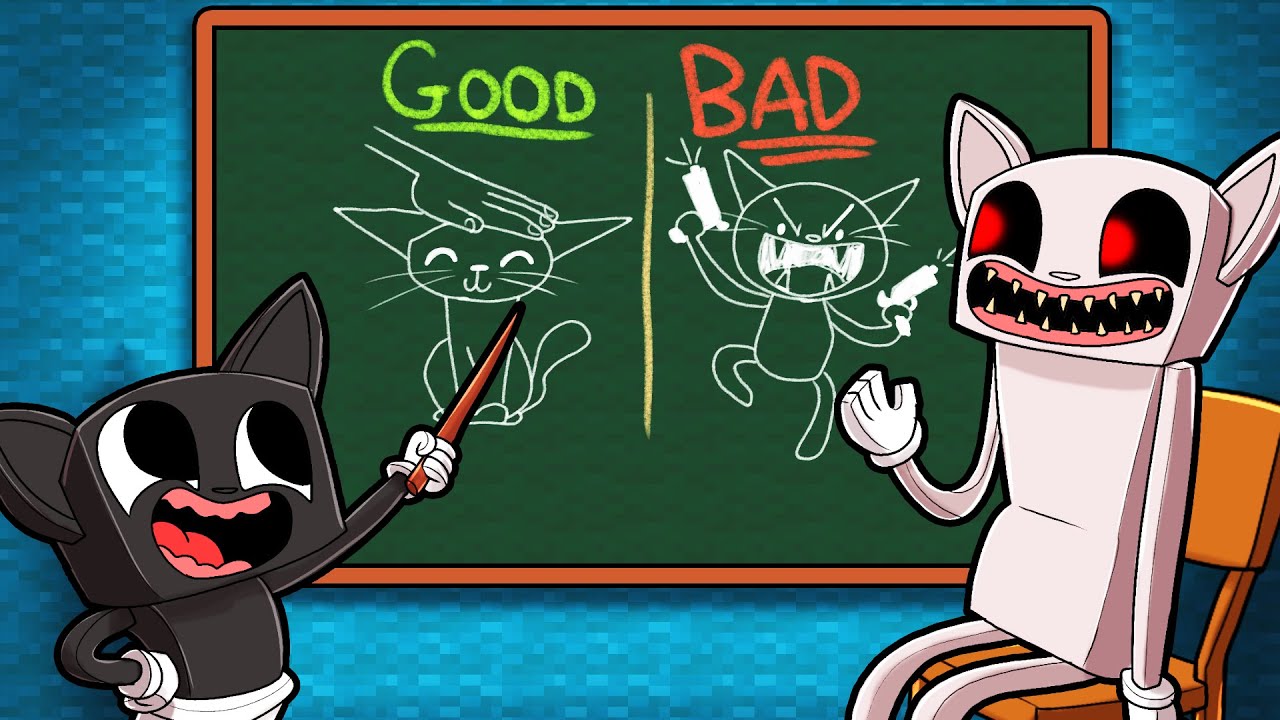 Secrets Of EVIL Albino Cartoon Cat Minecraft YouTube