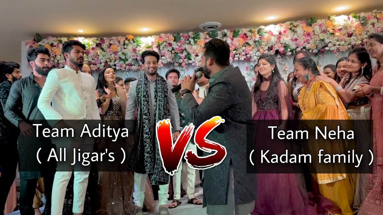 Team Aditya( All jigar’s ) VS Team Neha (Kadam family)-Fun & Entertaining game♥️😅 | aditya satpute