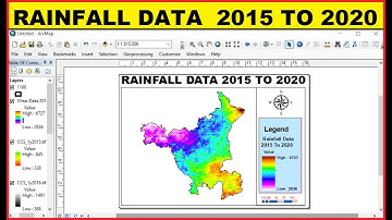 Download Rainfall Data  & Map Creation I rainfall mapping I rainfall data I rainfall data analysis