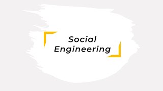 What is social engineering What are common attacks - Daniel's Security Academy