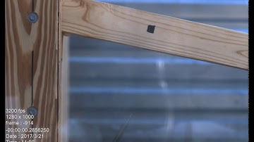 Cross Laminated Timber Impact Resistance - 100 mph Missile