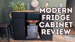 Mini Fridge Cabinet Assembly | Before & After Reveal