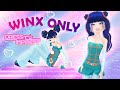 Dressing up as winx club characters in dress to impress