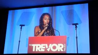 11 Year old transgender girl Jazz is honored at the Trevor Live Gala