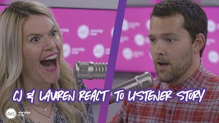 CJ & Lauren React to Listener Leaning on God Through New Marriage, Job and Baby screenshot 2
