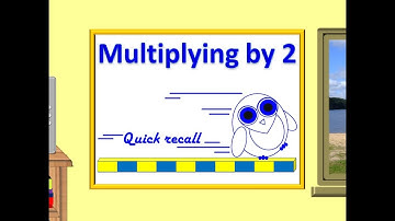 TWO TIMES TABLES PING PONG - multiplying, quick recall