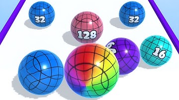 Ball Merge 2048 - All Levels Ball Gameplay Android, iOS ( Level 141 - 145 )
