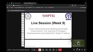 noc25 EE74 - Semiconductor Device Modeling and Simulation - NPTEL - Week 9