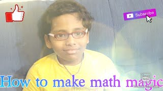 How to make math magic using  scratch programing