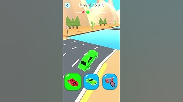 Shape shifting2 game level #3680  hyper casual game #shapeshifting  #gameplay #gaming #shortvideo...