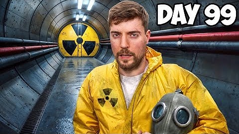 100 Days Survive in Nuclear Bunker 😱| Part 1 | Mister Beast |#mrbeast #mrbeastshorts #success #viral