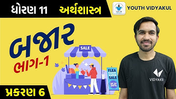 ધોરણ 11 અર્થશાસ્ત્ર બજાર |  પ્રકરણ 6 બજારનું વર્ગીકરણ | ગુજરાતી માધ્યમ | નીલકંઠ મિયાણી