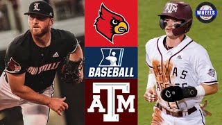 #12 Louisville v #5 Texas A&M (EXCITING!) | Super Regional Game 1 | 2022 College Baseball Highlights