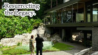 Restored Arthur Erickson Iconic Glass House designed by Measured Architecture