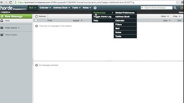 Adding email signatures using Horde