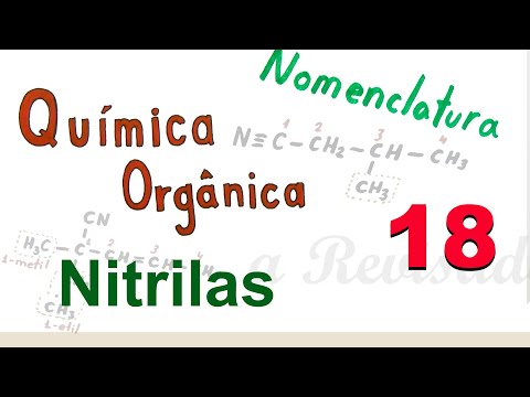 Nomenclatura de Nitrilas
