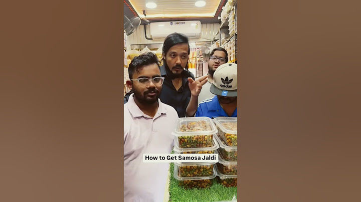 Dont try this at home! (How to get samosa jaldi) @Abhisheksonpaliya