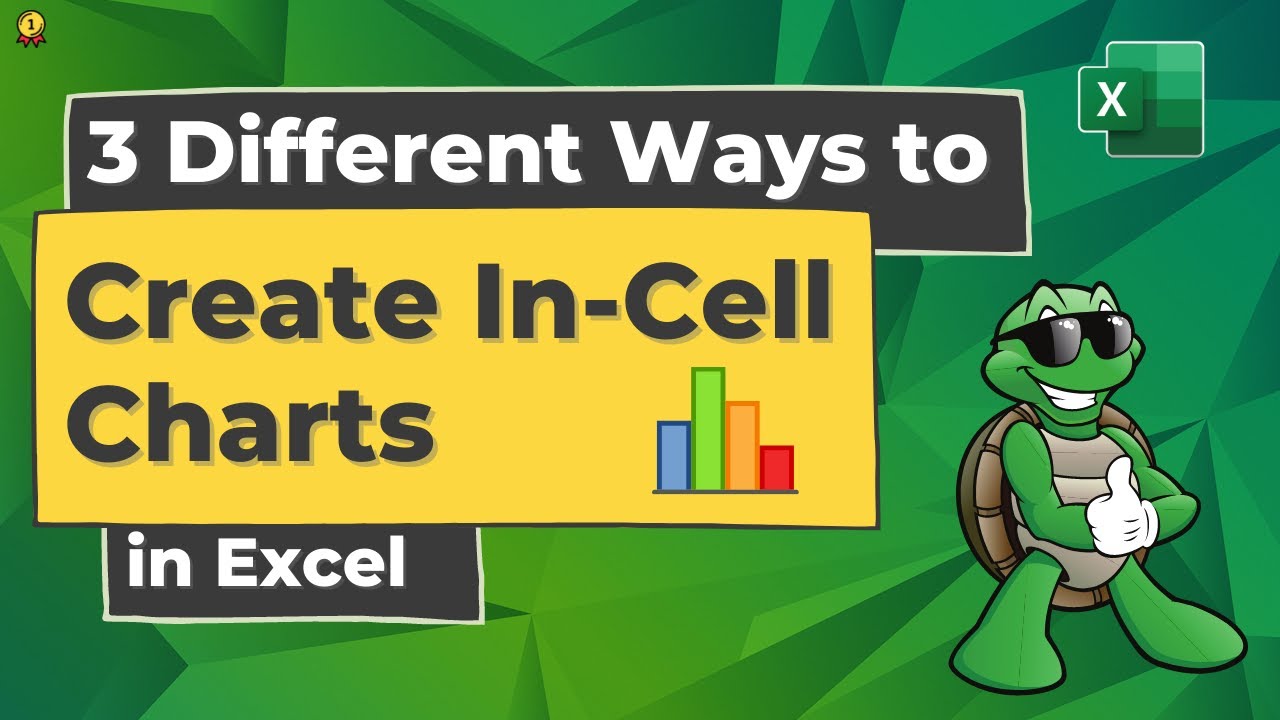 3 Different Ways to Create In-Cell Charts in Excel | Excel Intermediate