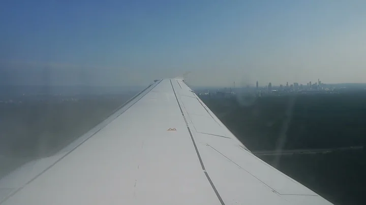 Lufthansa Airbus A319-100 Landing Frankfurt FRA