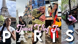 PARIS TRAVEL VLOG ♡ | disneyland , shopping spree & haul, trying french foods, eiffel tower & more