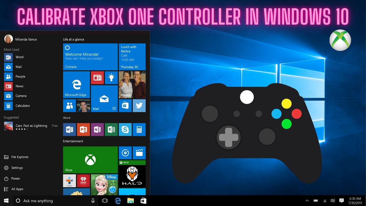 Update New How to Calibrate Xbox one Controller in Windows 10