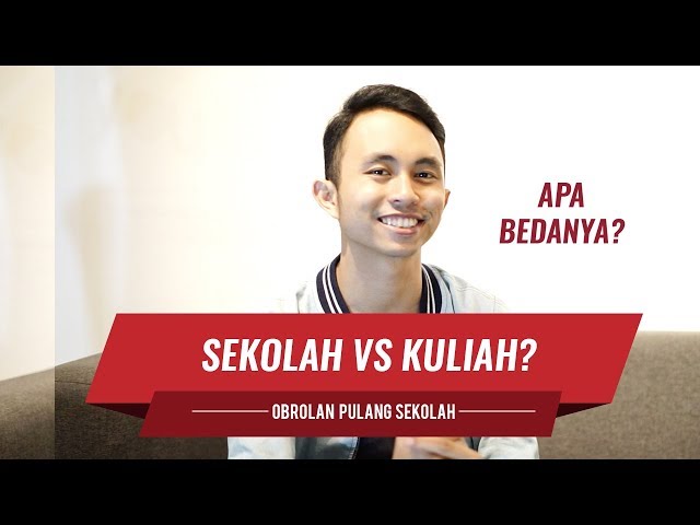 Sekolah vs Kuliah: Apa sih bedanya?